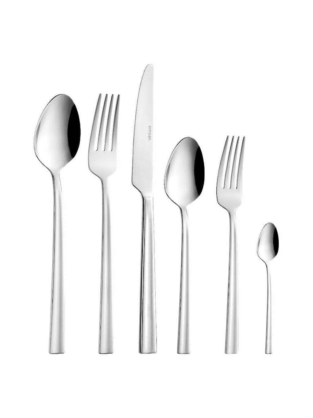 Gri Çınar 72 Parça 12 Kişilik Kutulu Çatal Kaşık Bıçak Takımı-9