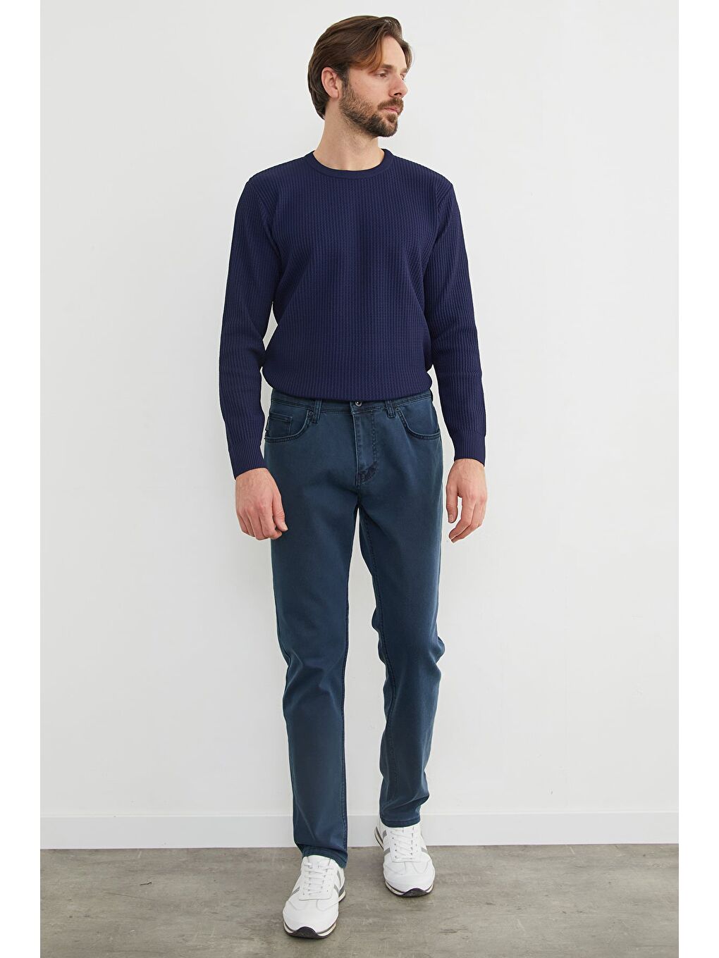 Mavi Büyük Beden Regular Fit Normal Bel Jean-2