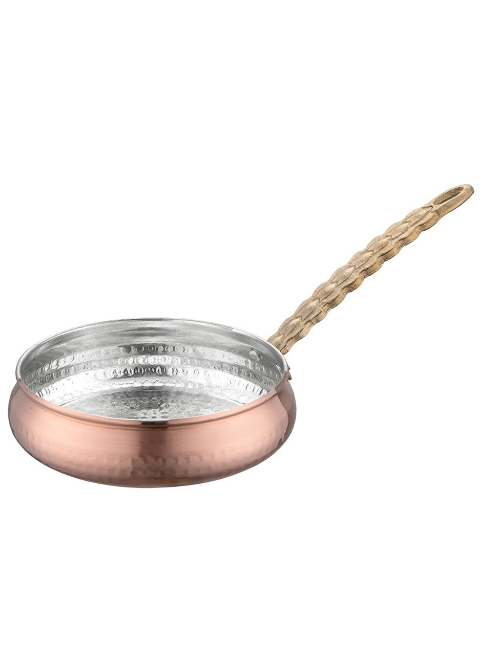 Turuncu Göbeklitepe Bakır Tava 16 cm-7