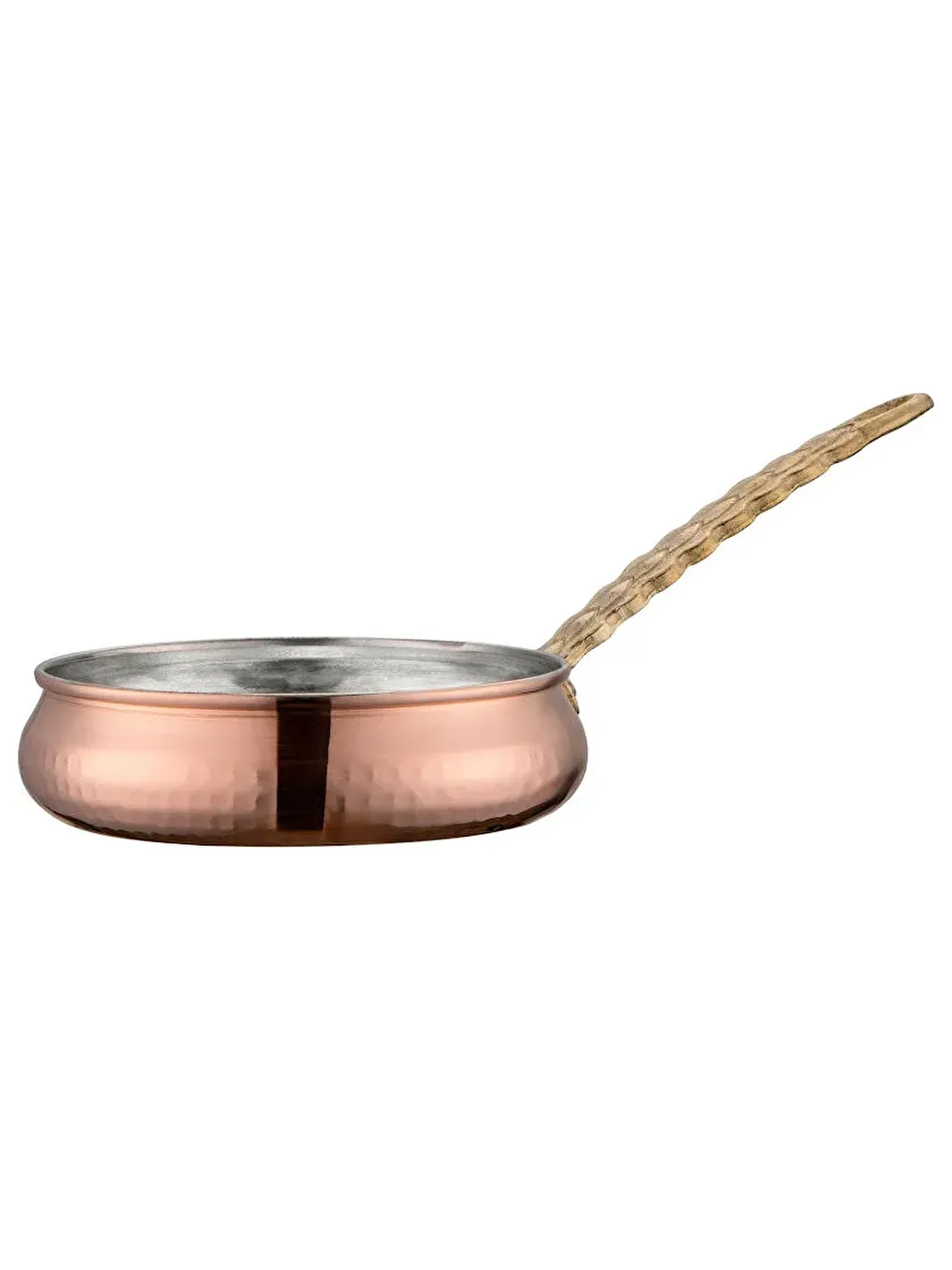 Turuncu Göbeklitepe Bakır Tava 16 cm-8