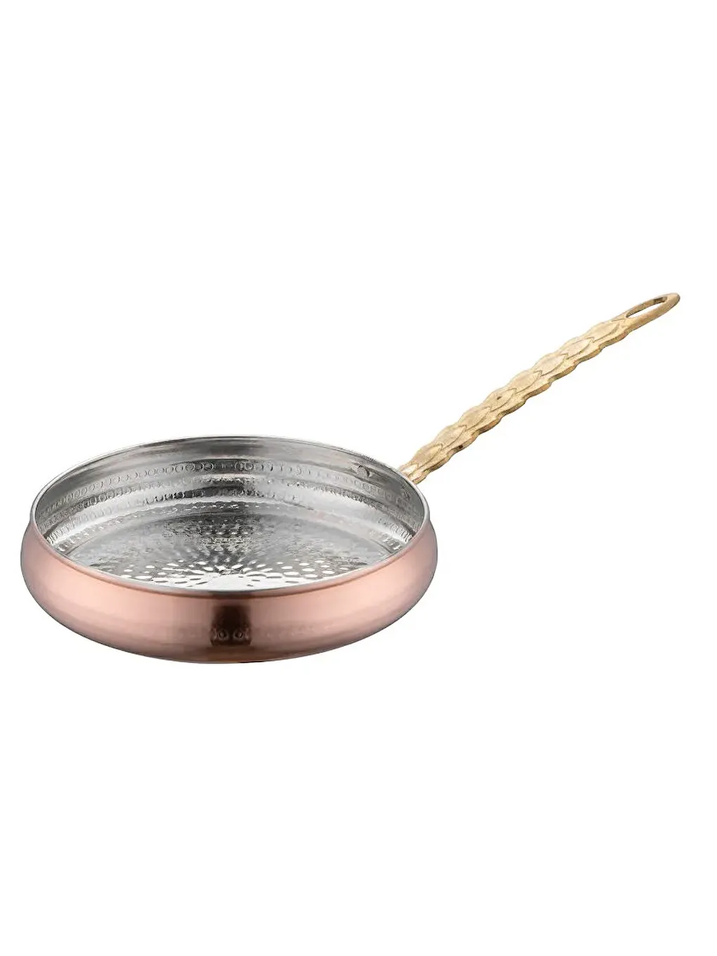 Turuncu Göbeklitepe Bakır Tava 20 cm-7