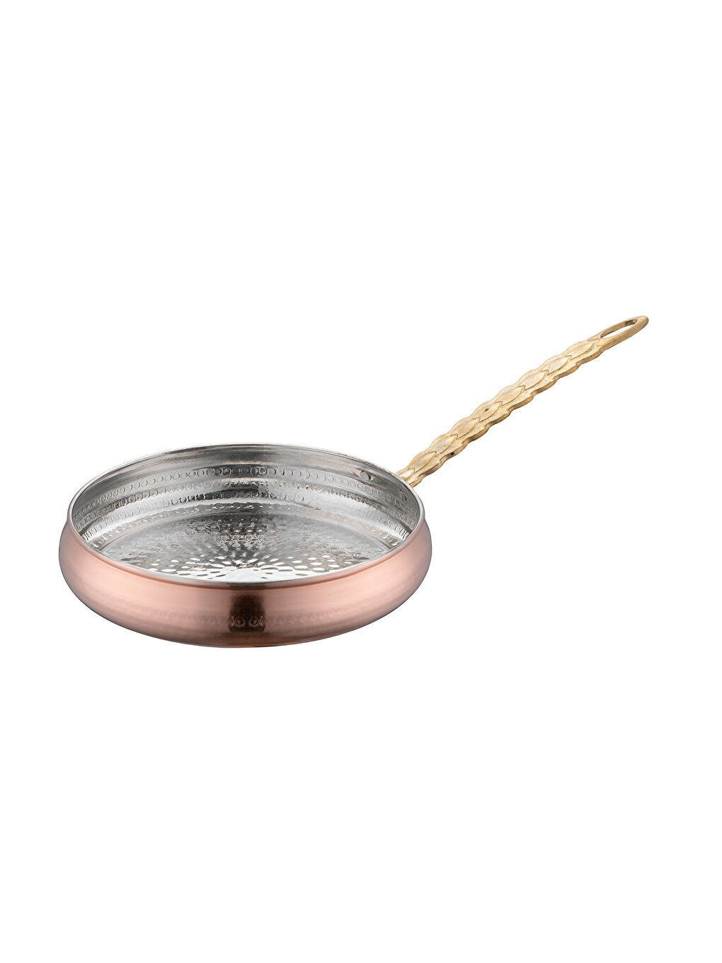 Turuncu Göbeklitepe Bakır Tava 20 cm-5