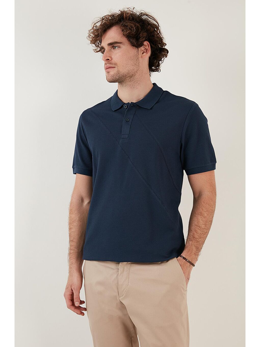 İndigo Pamuklu Regular Fit Düğmeli Polo Tişört 5902654