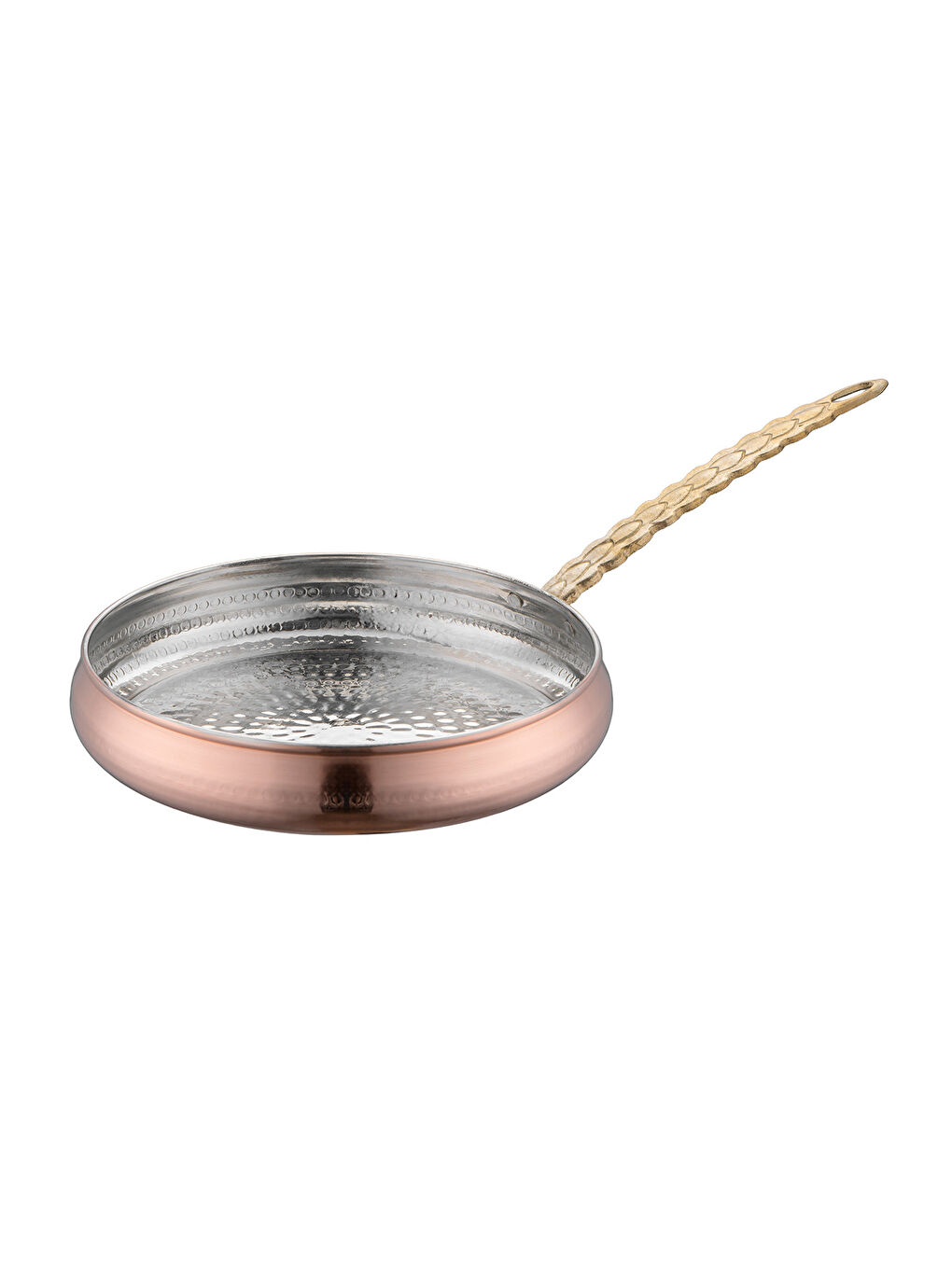 Turuncu Göbeklitepe Bakır Tava 24 cm-5