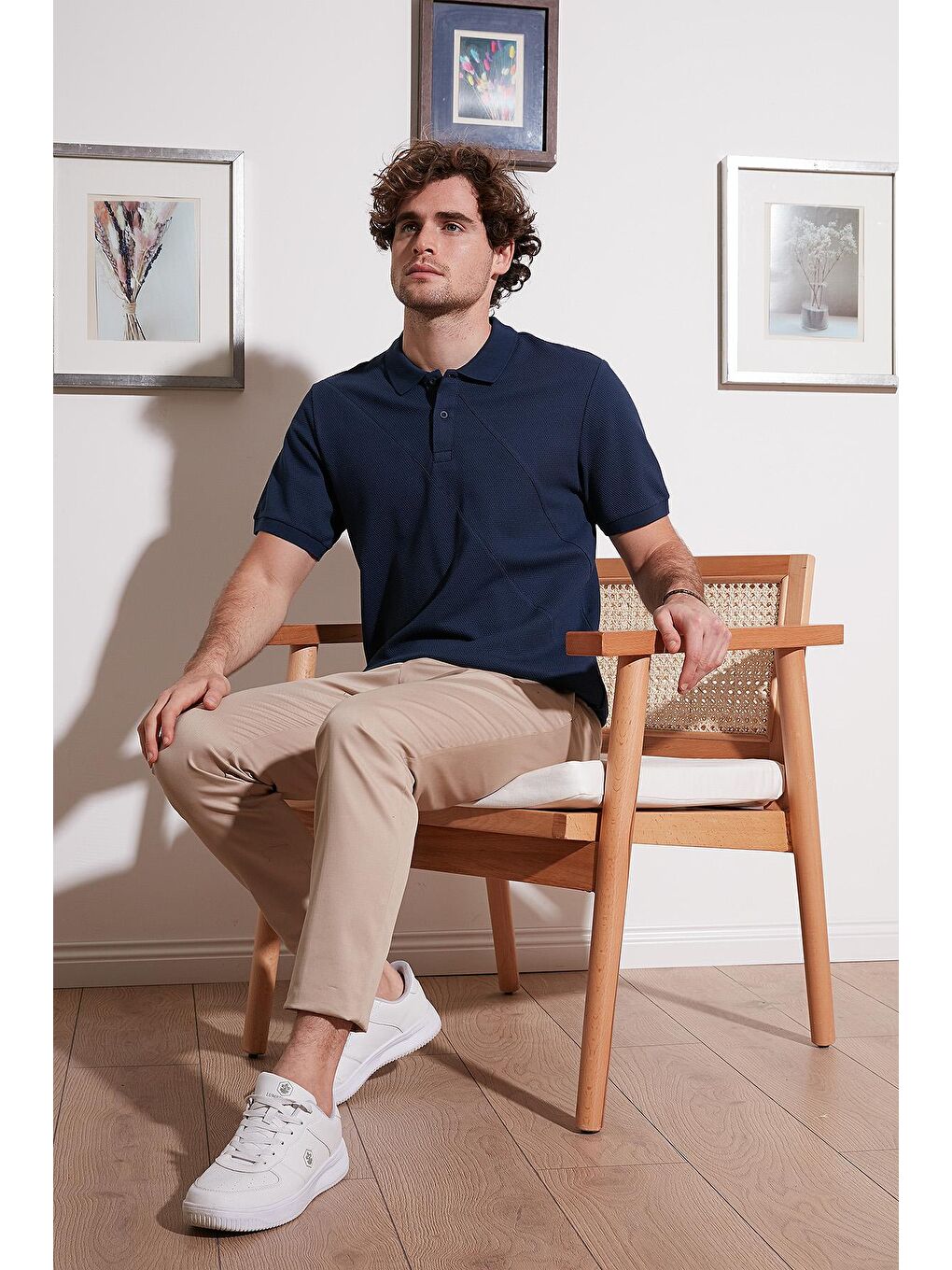 İndigo Pamuklu Regular Fit Düğmeli Polo Tişört 5902654-1