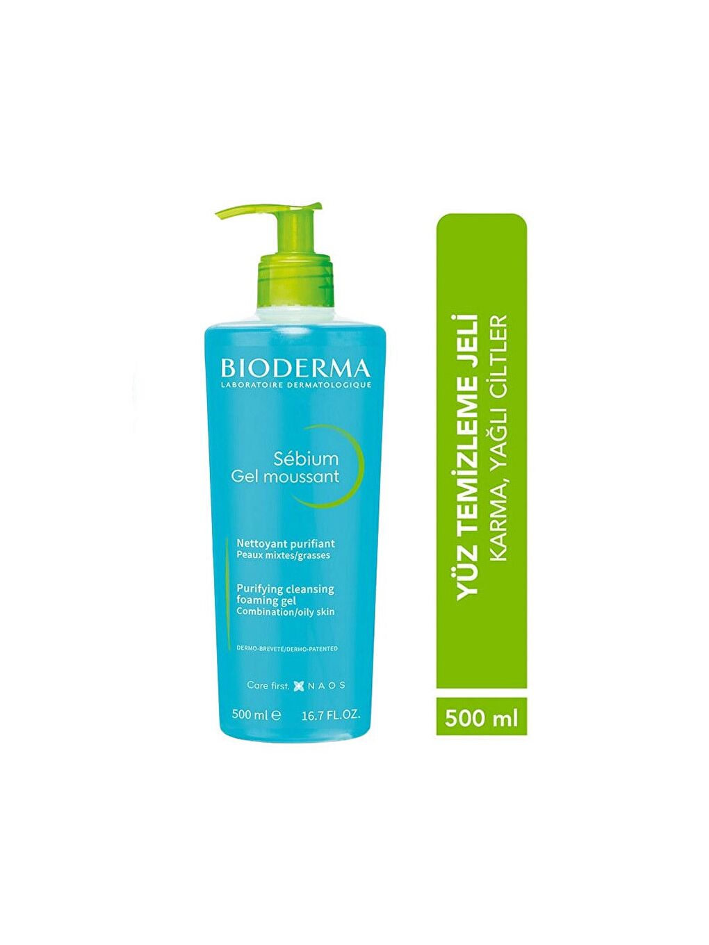 Sebium Foaming Gel Yüz Temizleme Jeli 500 ml-1