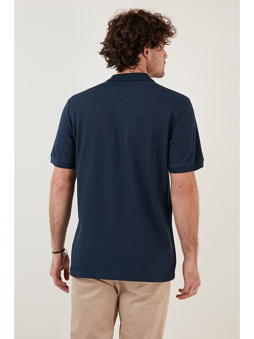 İndigo Pamuklu Regular Fit Düğmeli Polo Tişört 5902654-4