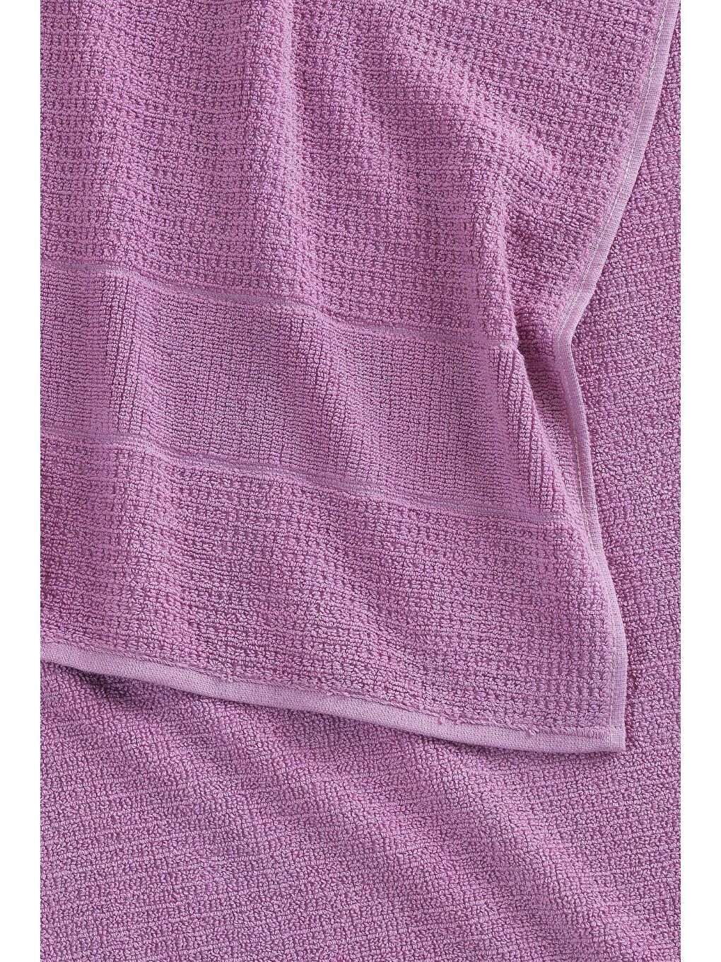 Lila Royality | 50x90 - 70x140 Cm 4'Lü  Banyo Havlu Seti, %100 Pamuklu Havlu Takımı-3