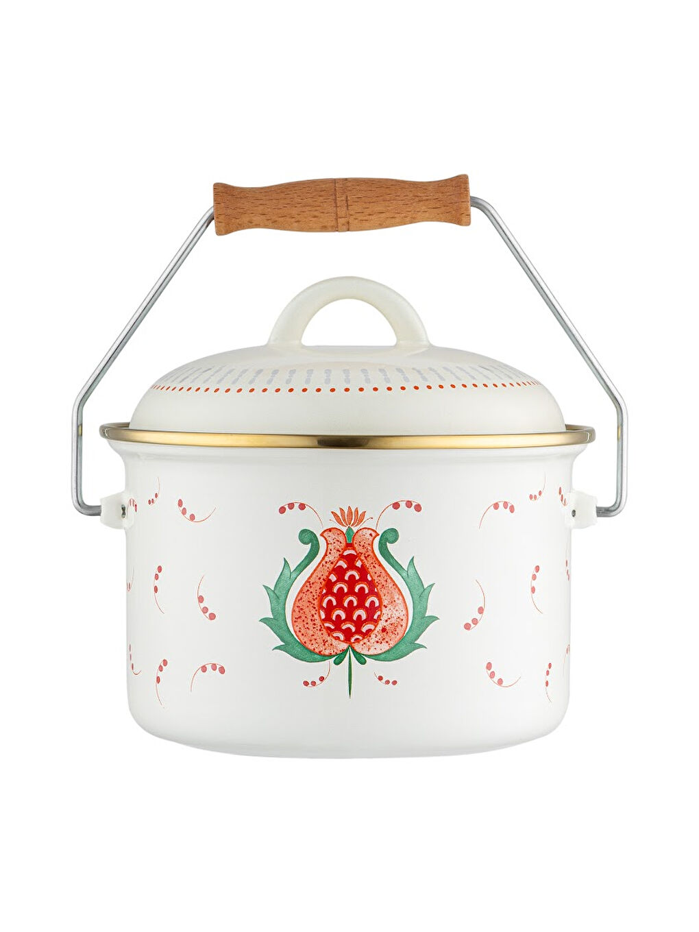 Beyaz Nar Emaye Bakraç-6