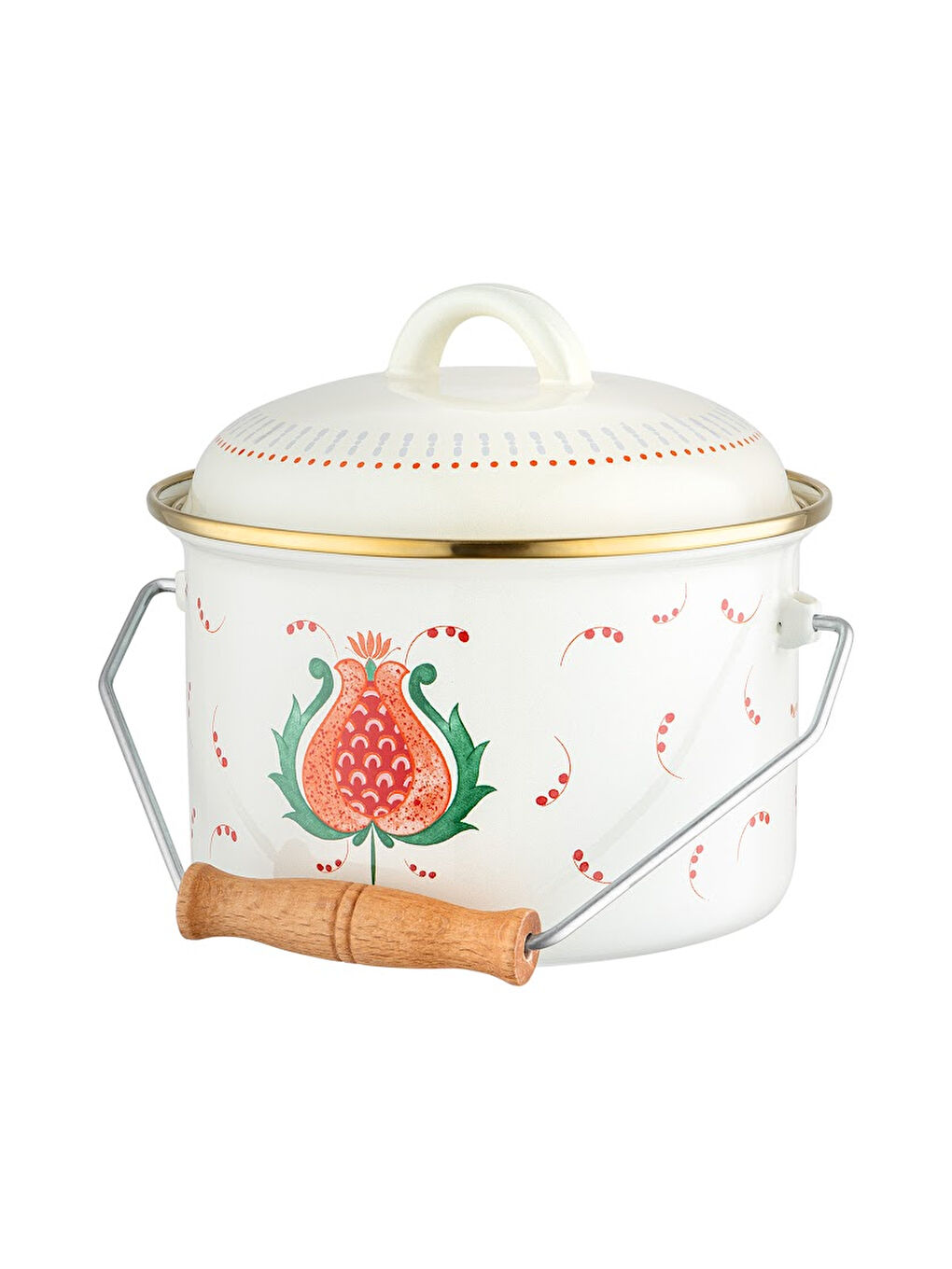 Beyaz Nar Emaye Bakraç-7