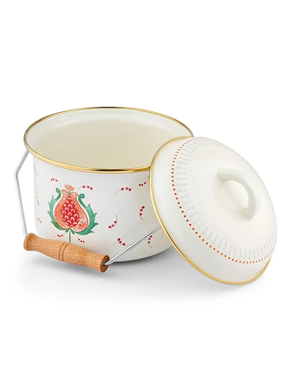 Beyaz Nar Emaye Bakraç-8