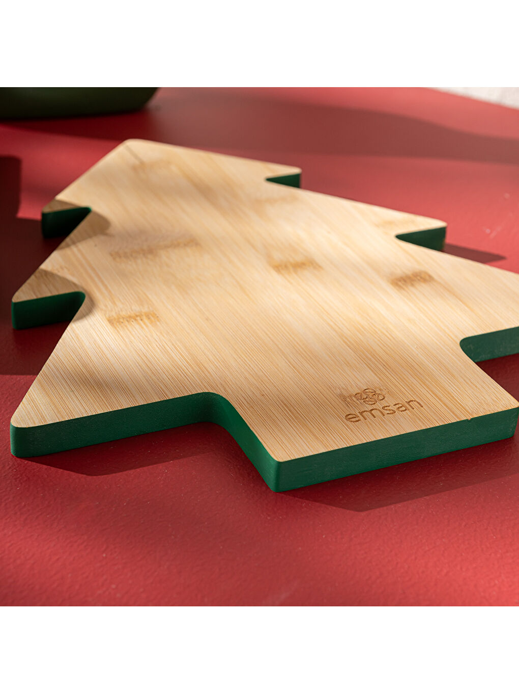 Kahverengi Bambu New Year Kesme Tahtası-8