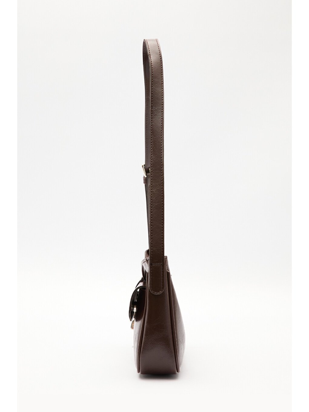 Kahverengi Hondae Tokalı Çanta Acı Kahve-5