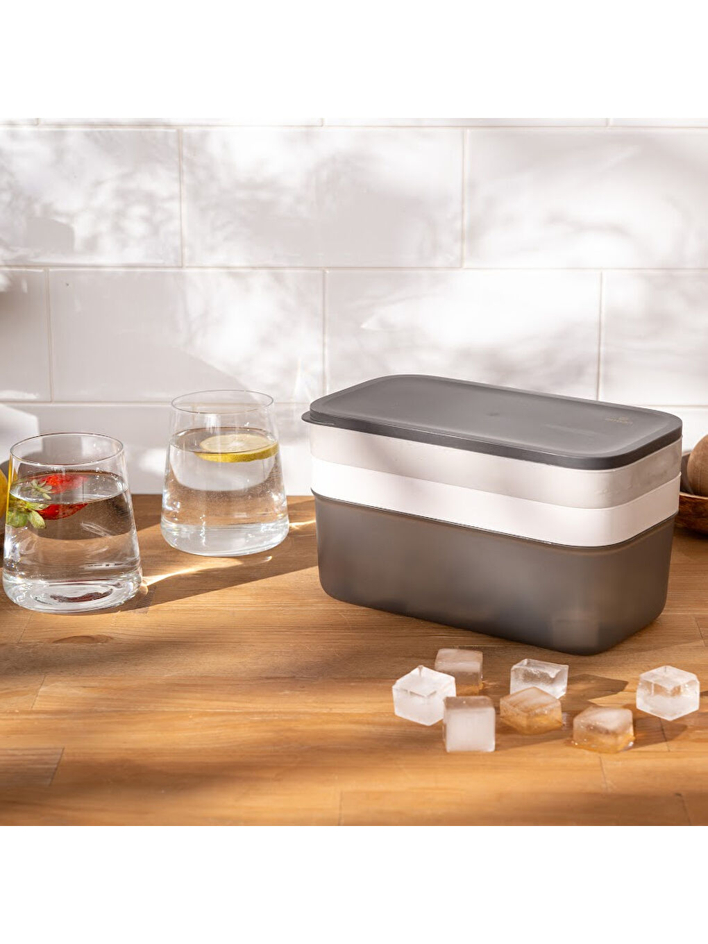 Gri Soft Kutulu Buz Kalıbı-7