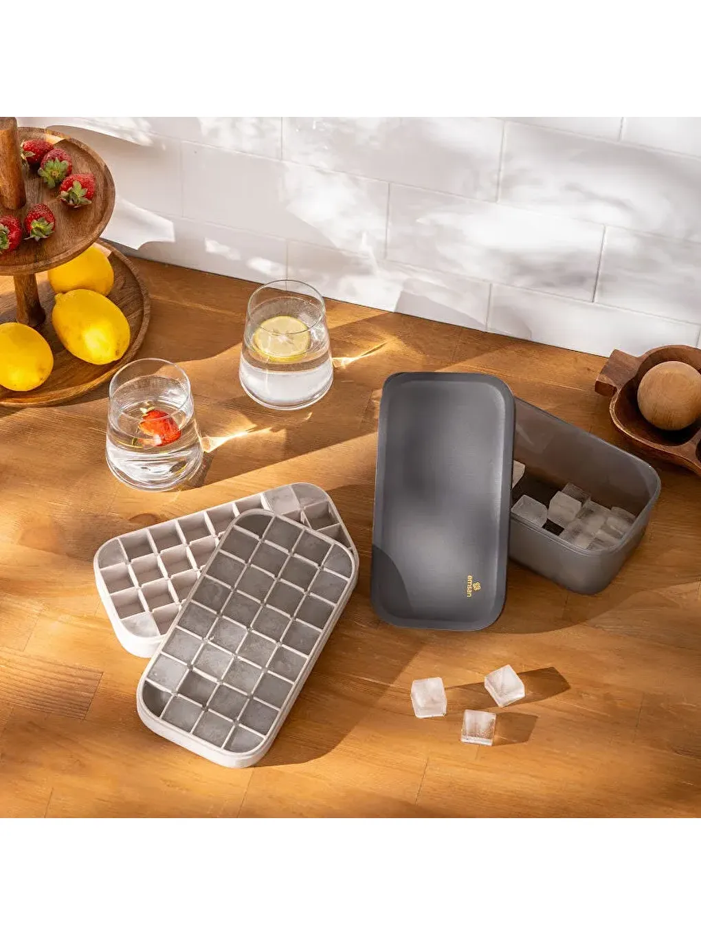 Gri Soft Kutulu Buz Kalıbı-8