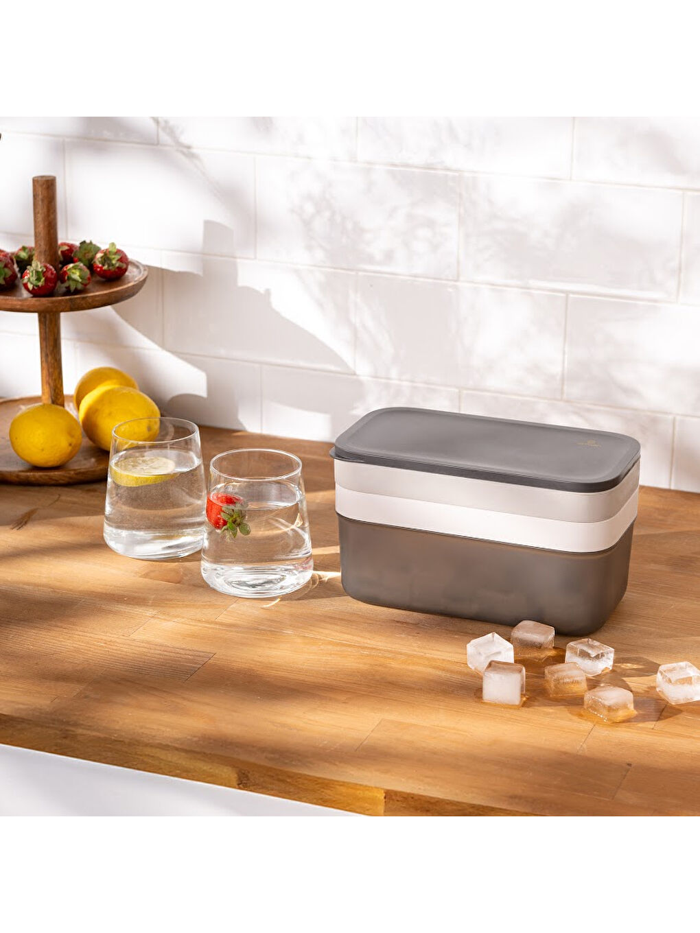 Gri Soft Kutulu Buz Kalıbı-9