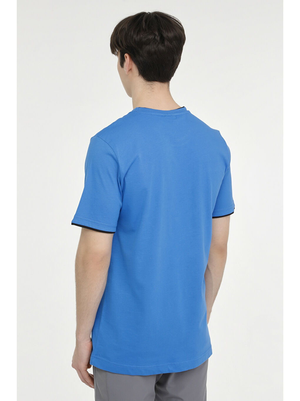 M-GALEN T-SH 4FX Mavi Erkek Kısa Kol Tişört-1