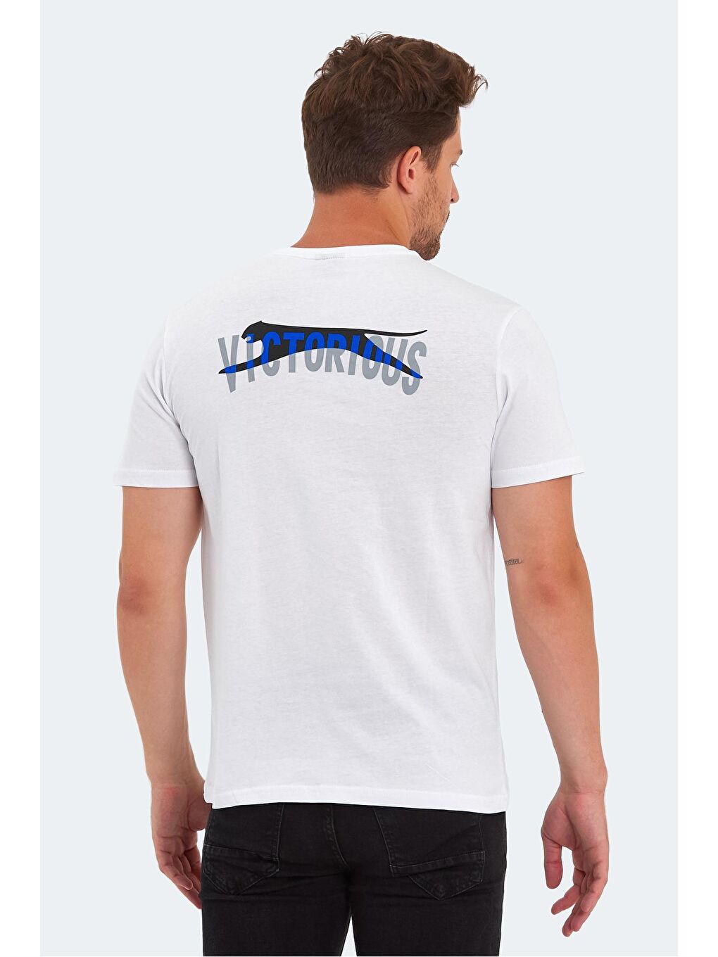 SLAZENGER Beyaz PATKA Erkek T-Shirt Beyaz - 1