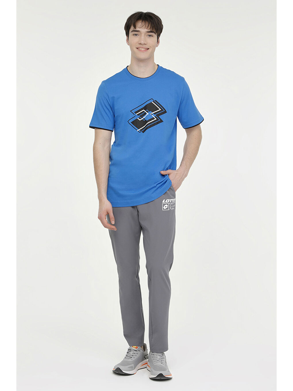 M-GALEN T-SH 4FX Mavi Erkek Kısa Kol Tişört-2