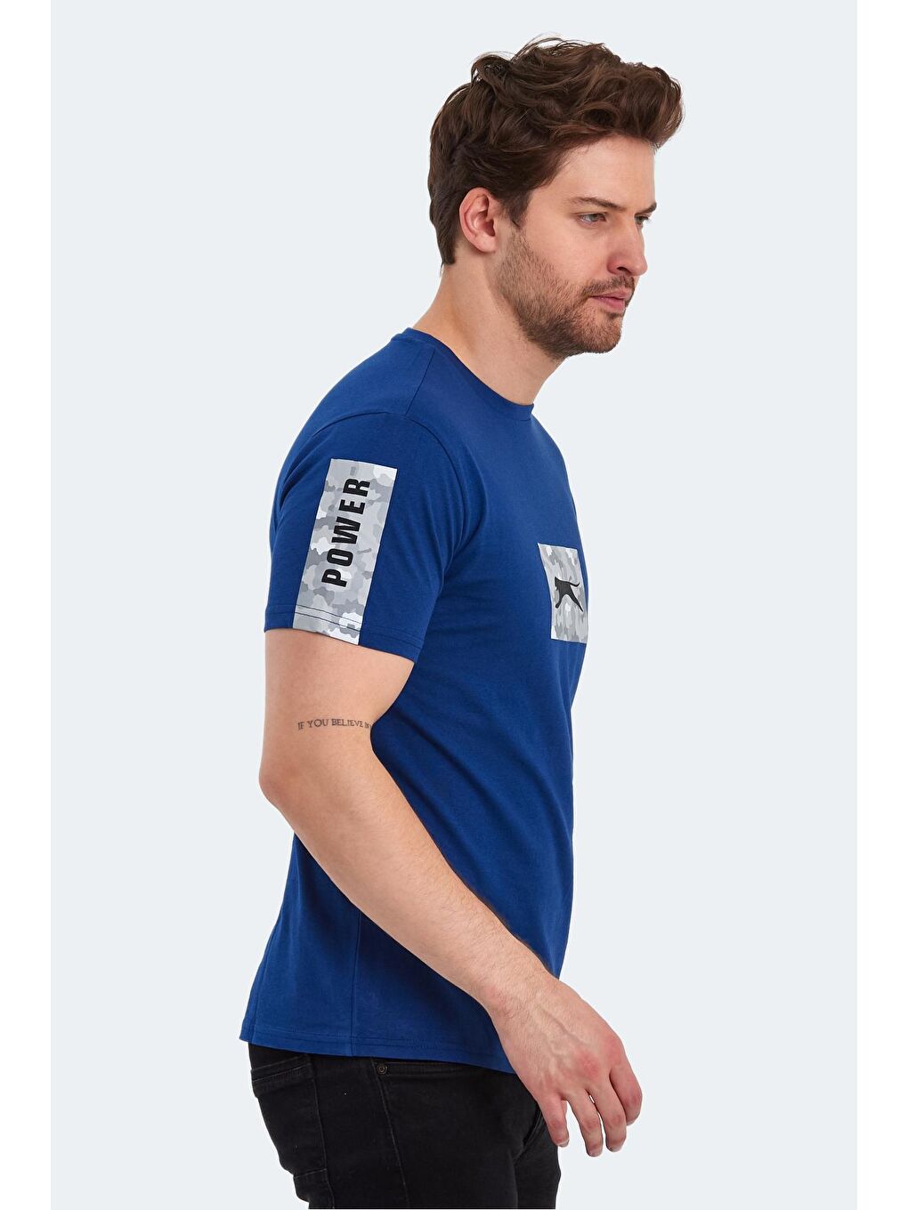 SLAZENGER İndigo PADERAU Erkek T-Shirt Indigo - 2