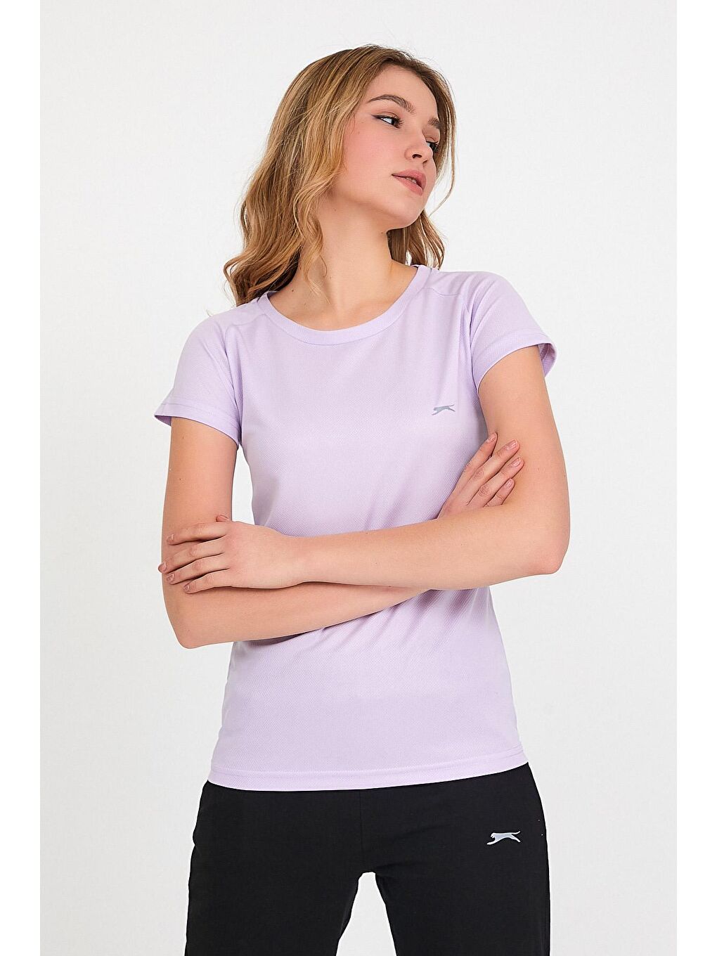 SLAZENGER Mor RELAX Kadın T-Shirt Mor - 1