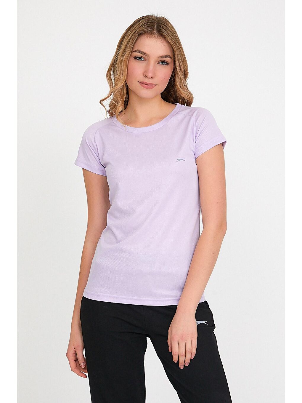 SLAZENGER Mor RELAX Kadın T-Shirt Mor - 3