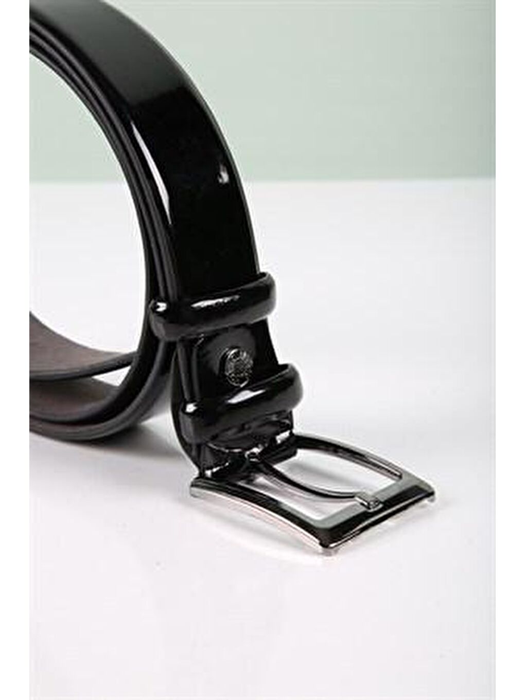 Erkek Siyah 3,5 cm Deri Klasik Rugan Kemer