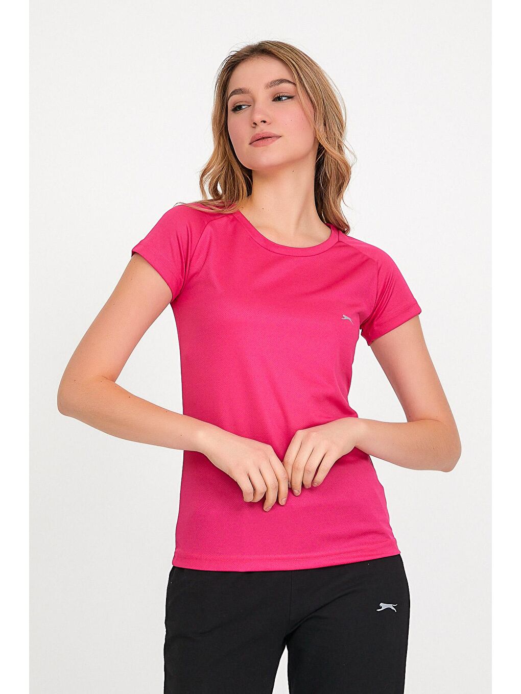 SLAZENGER Fuşya RELAX Kadın T-Shirt Fuşya - 3