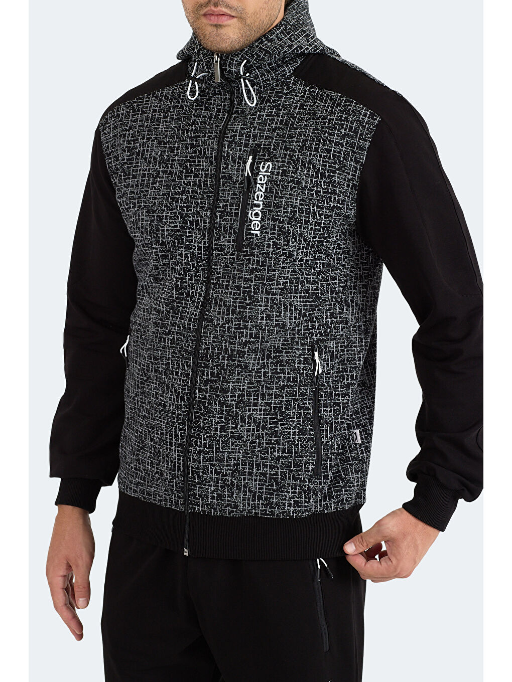 FALOR Erkek Siyah Eşofman Takımı-1