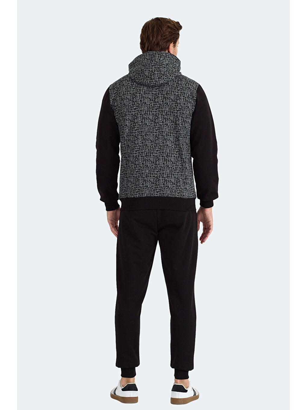 FALOR Erkek Siyah Eşofman Takımı-4