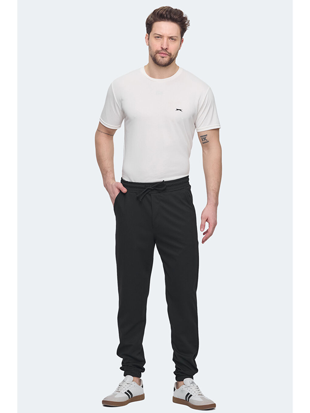 NESKE I Erkek Cepli Siyah Eşofman Altı-3