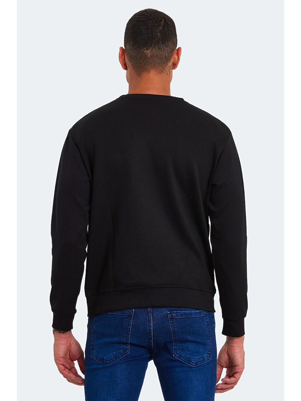 SLAZENGER Siyah KLARIS I Erkek Sweatshirt Siyah - 1