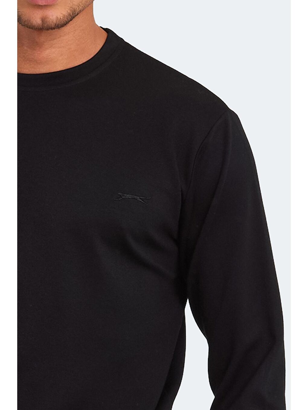 SLAZENGER Siyah KLARIS I Erkek Sweatshirt Siyah - 3