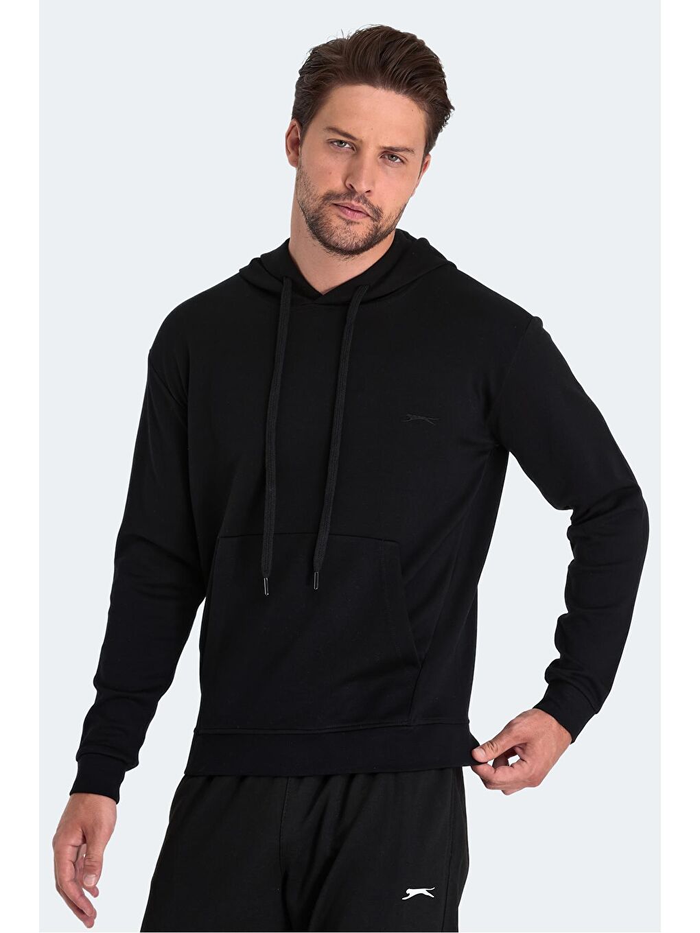 SLAZENGER Siyah KULA I Erkek Sweatshirt Siyah - 3