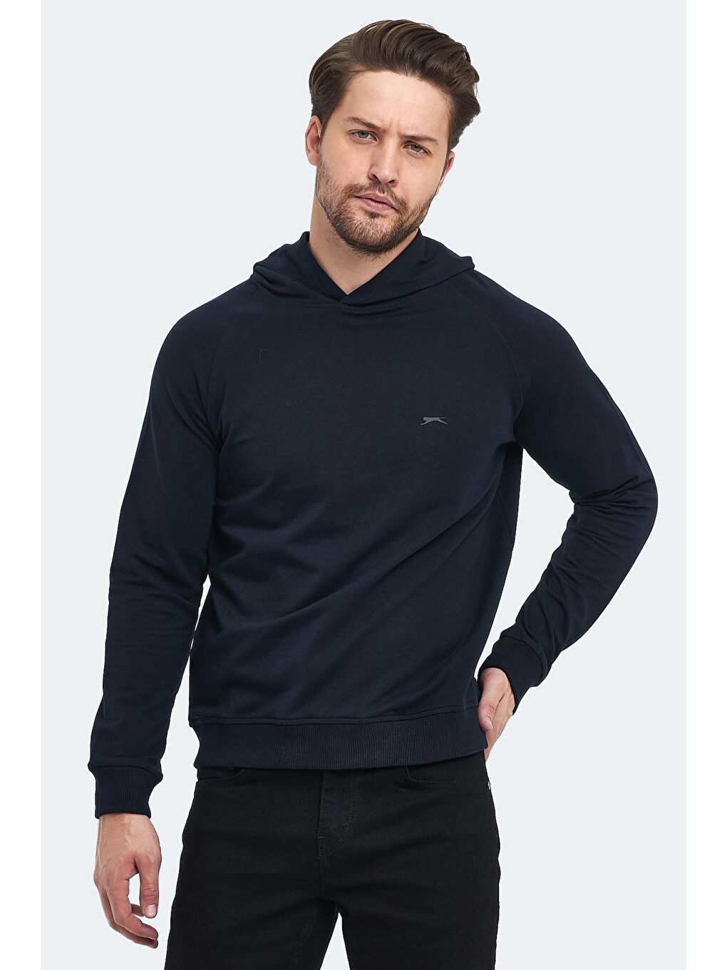 SLAZENGER Lacivert KICKER Erkek Sweatshirt Lacivert