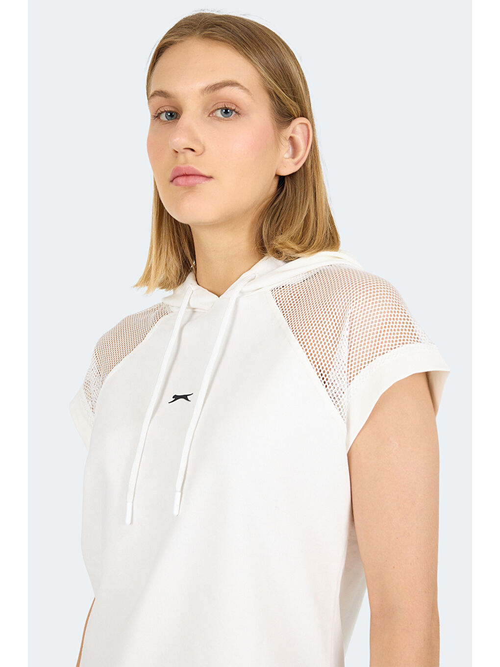 VANKA Kadın Ekru Tişört-3