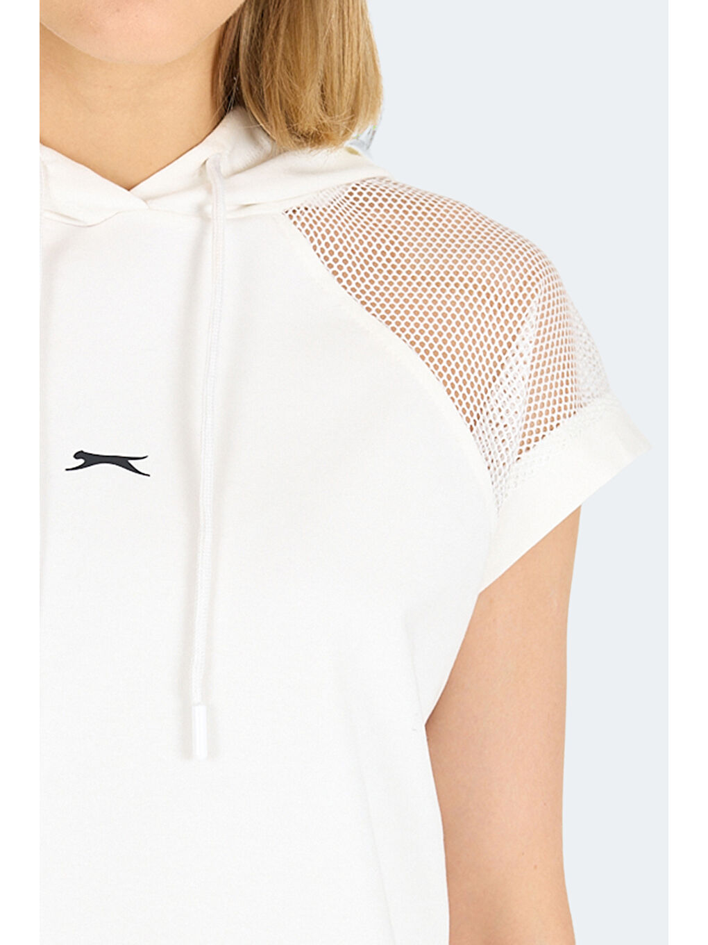 VANKA Kadın Ekru Tişört-4