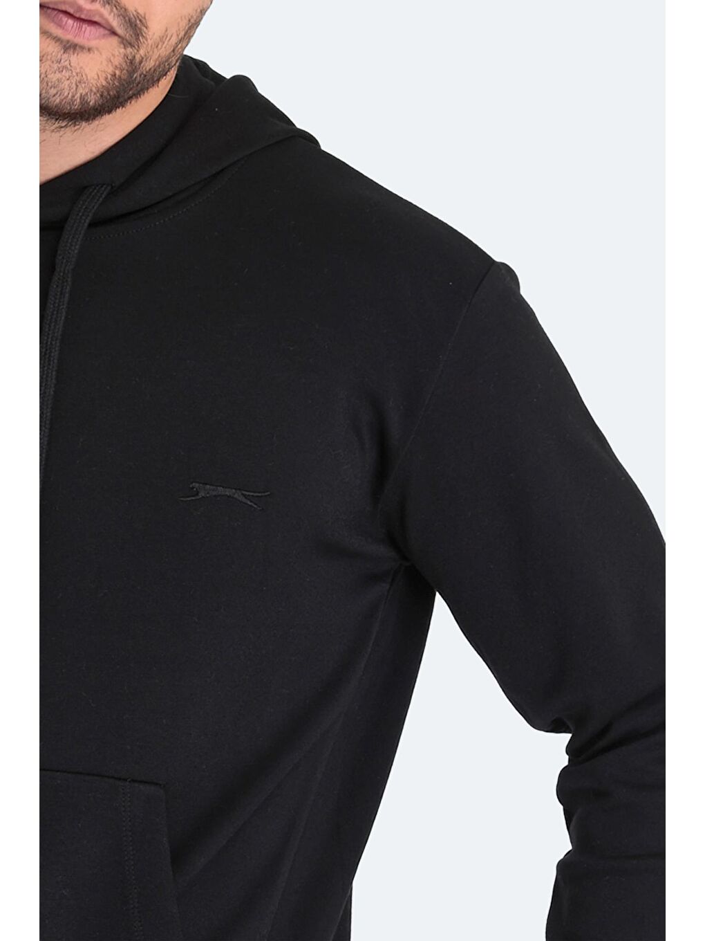 SLAZENGER Siyah KULA I Erkek Sweatshirt Siyah - 4