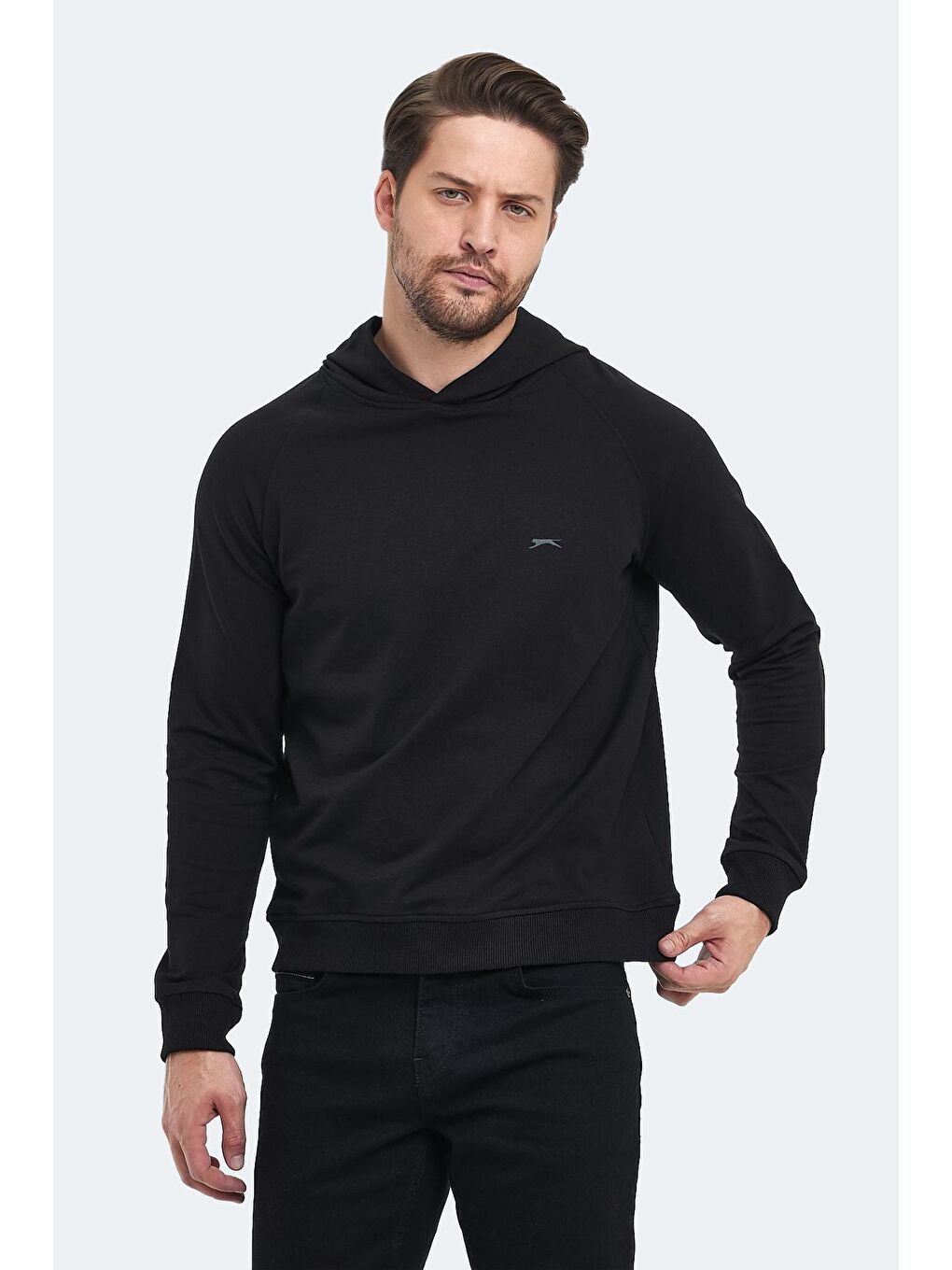 SLAZENGER Siyah KICKER Erkek Sweatshirt Siyah - 3