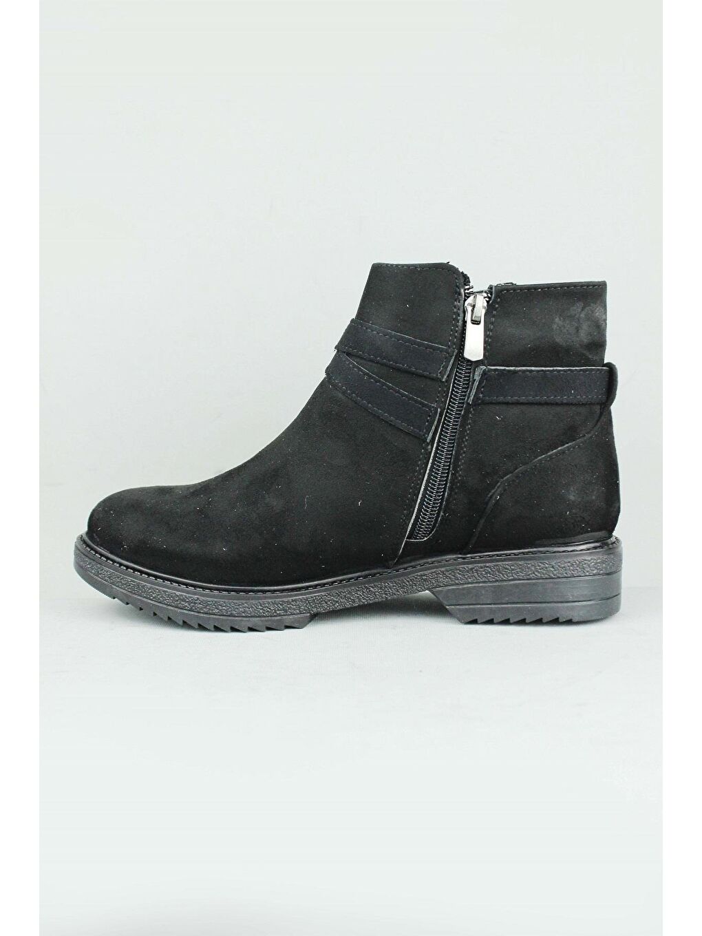 Siyah 418051 Yandan Fermuarlı Kışlık Bot Kadın-1