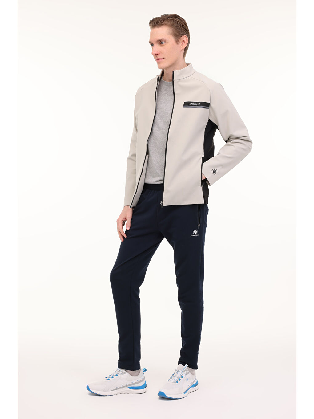 Gri ML GREYS 5AFW-81 4PR Taş Rengi Erkek Softshell-2