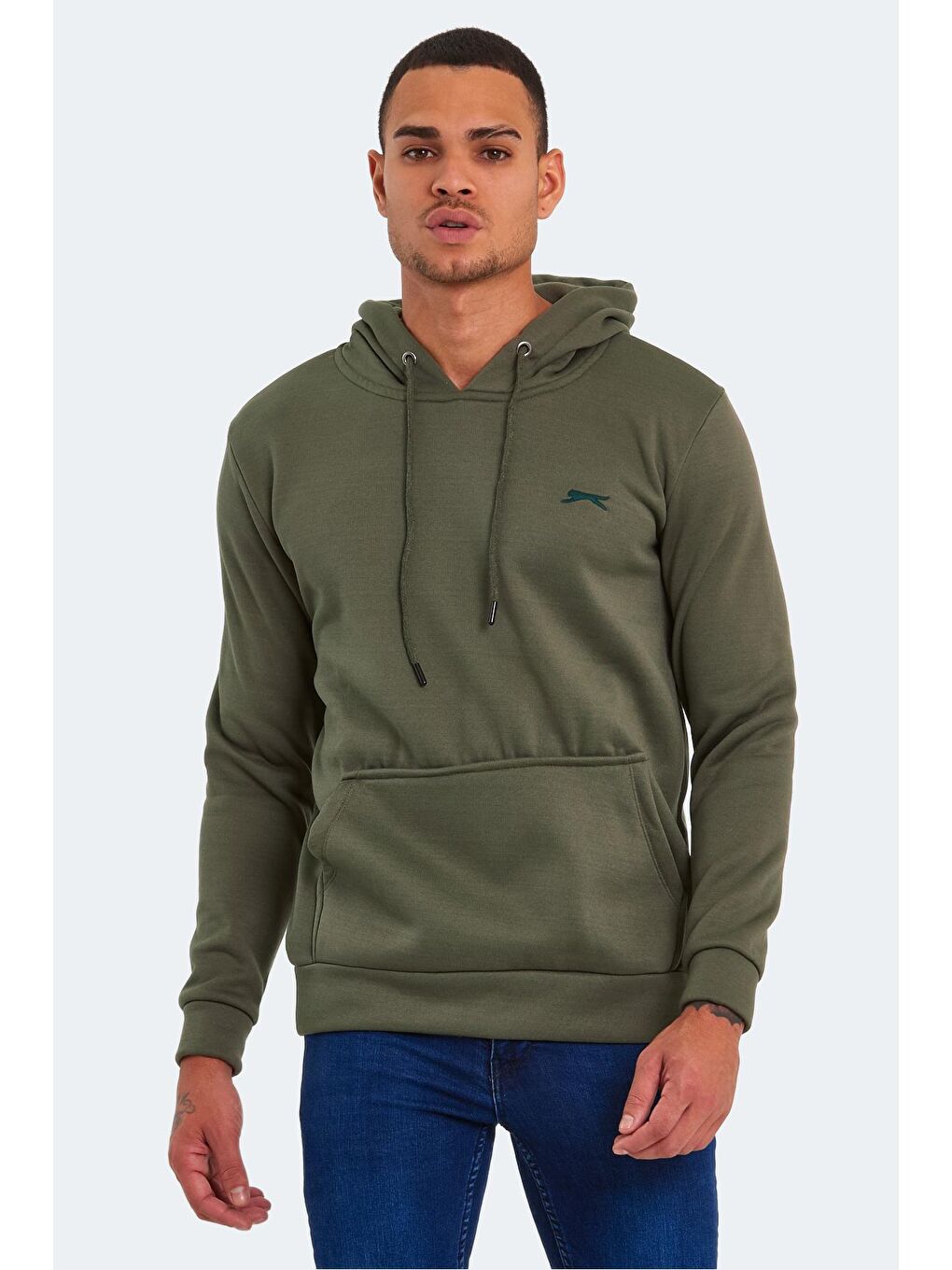 SLAZENGER Haki KEANS Erkek Sweatshirt Haki - 2