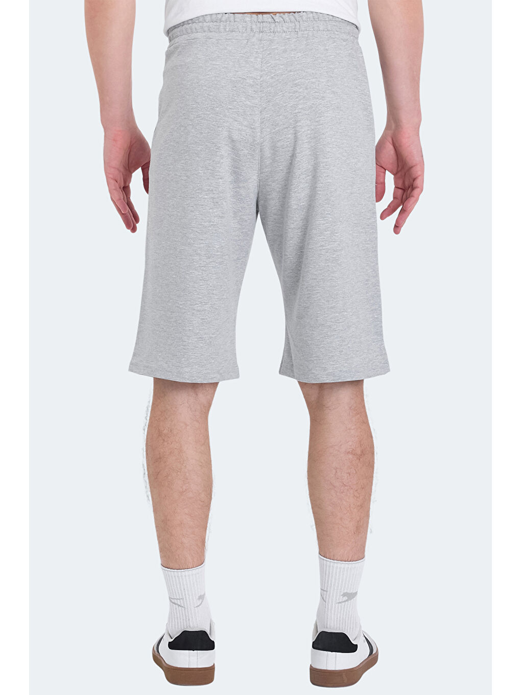 KALEV Erkek Cepli Kapri Gri Şort-5