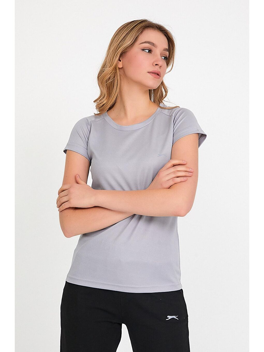 RELAX Kadın T-Shirt Gri-1