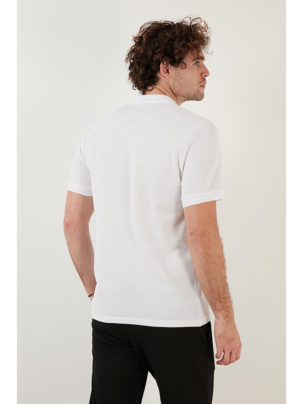 Buratti Beyaz Pamuklu Regular Fit Düğmeli Polo T Shirt 5902654 - 3