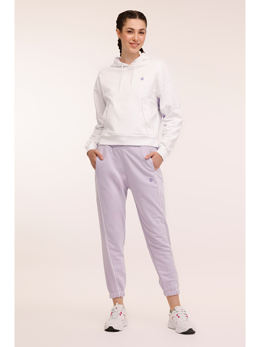 Mor WL SADIE 22CFS-07 4PR Lila Kadın Eşofman Altı-2