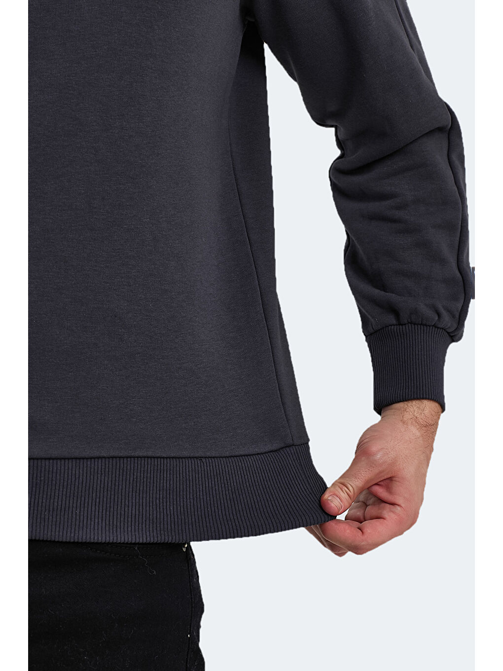 SAMMY Erkek Koyu Gri Sweatshirt-5