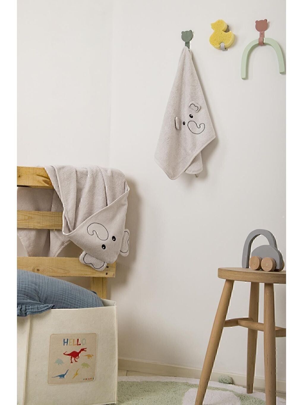 Gri Jumbo Havlu 50x75-4