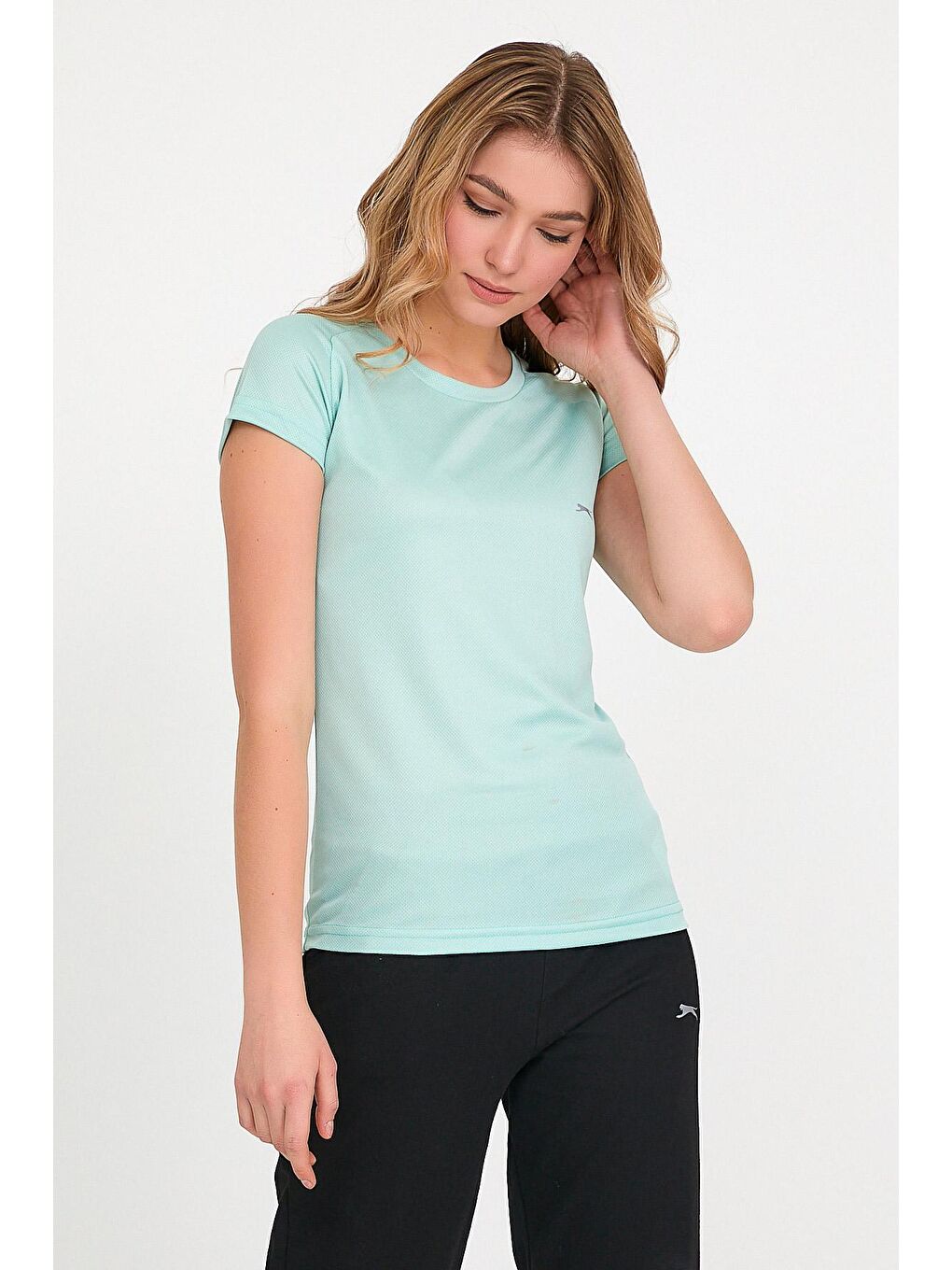 SLAZENGER Nane Yeşili RELAX Kadın T-Shirt Nane - 1