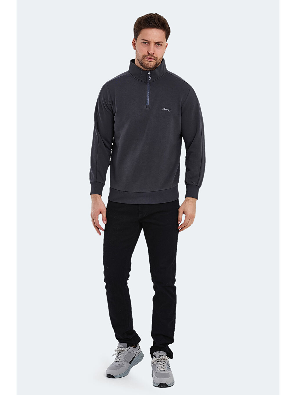 SAMMY Erkek Koyu Gri Sweatshirt-6